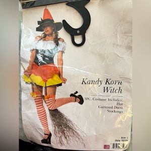 Like new Kandy Korn Witch costume from Party City.